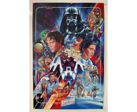 STAR WARS: THE EMPIRE STRIKES BACK Martin Ansin hand-numbered limited alternative movie poster (2024) #156/1650, 60cm x 91cm,