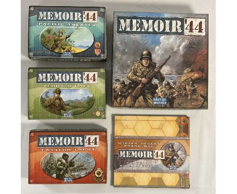A group of World War II RPG Board Games from Days of Wonder comprising MEMOIR '44 (2004) MEMOIR '44 EASTERN FRONT EXPANSION P