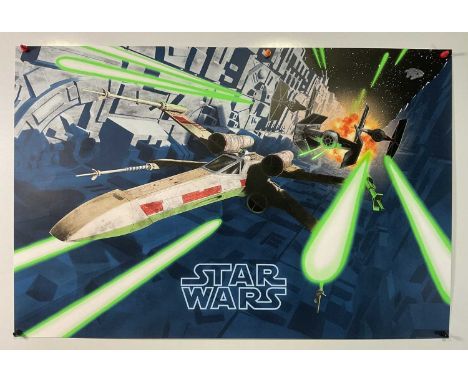 STAR WARS 'Trench Run' Alternative movie poster by JASON RAISH (2022) limited edition art print #251 / 350, hand-numbered in 