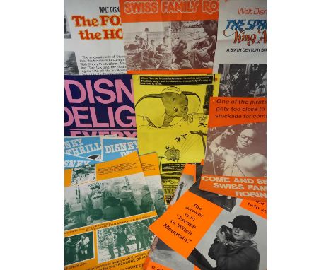 A group of Walt Disney Marley Haley UK posters - a mix of 3 Quads and 23 double crowns to include THE FOX AND THE HOUND (1981