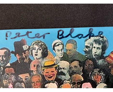PETER BLAKE - English pop artist who co-created the sleeve design for The Beatles Sgt. Pepper's Lonely Hearts Club Band among