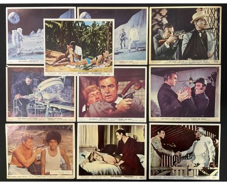 JAMES BOND: A mixed group of incomplete James Bond film front of house lobby card sets comprising FROM RUSSIA WITH LOVE (1963