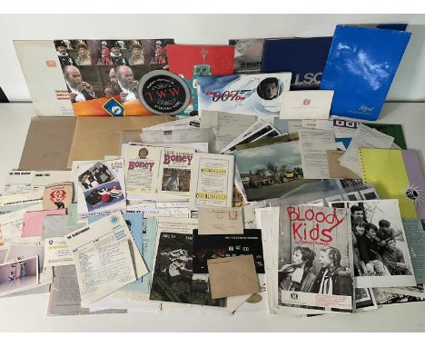 A mixed collection of film and television advertising material to include James Bond, Gerry Anderson productions etc... (Qty)