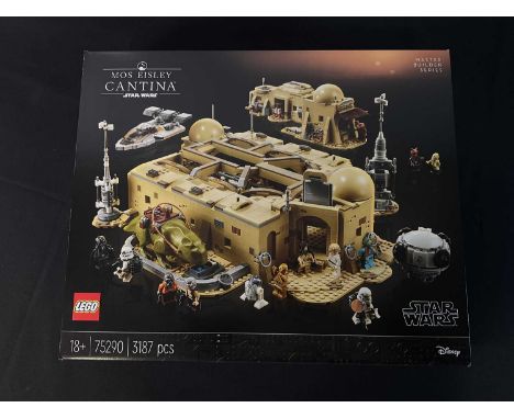 LEGO STAR WARS, retired set, #75290, 'Mos Eisley Cantina' from the Master Builder Series (2020), new and sealed within the or