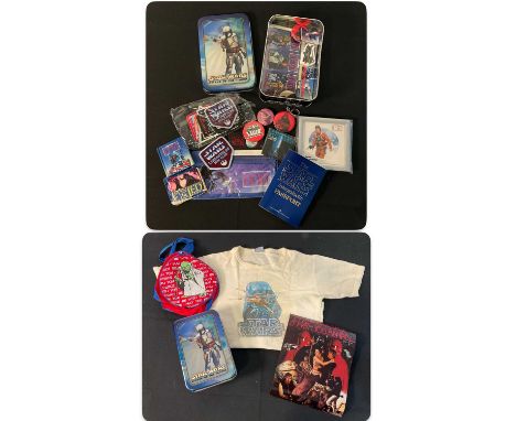 STAR WARS fan club collectables and other associated memorabilia mostly from the 1980s to include, a Star Wars Intergalactic 