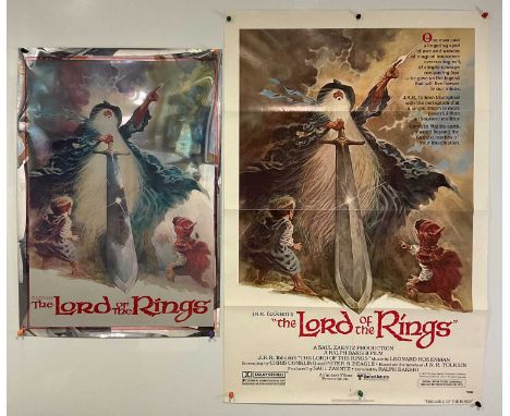 THE LORD OF THE RINGS (1978) one sheet film poster for the original animated version of the epic fantasy adventure, together 