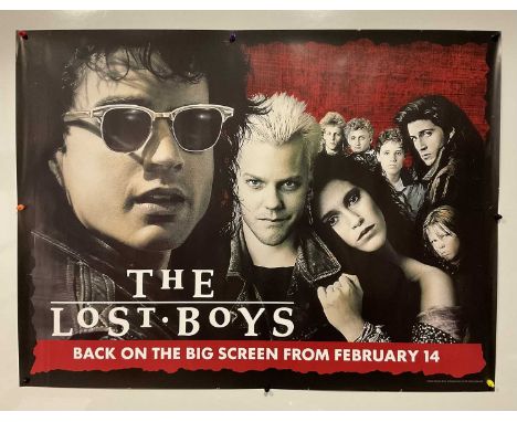 THE LOST BOYS (1987) UK Quad film poster for the 2020 Anniversary re-release with artwork by John Alvin, rolledNB: This lot c