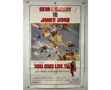 JAMES BOND: YOU ONLY LIVE TWICE (1967) US one sheet 1980, re-release film poster, Sean Connery as James Bond with Frank McCar