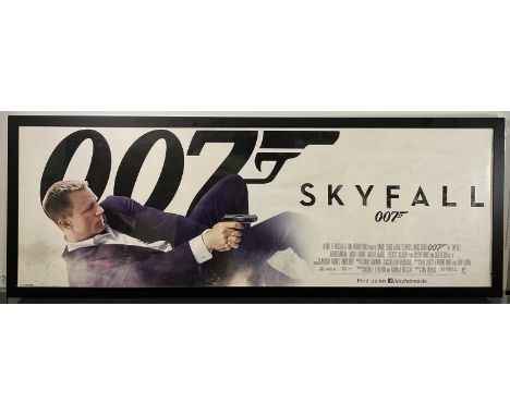 JAMES BOND: SKYFALL (2012) 007 commercial film poster by Pyramid featuring Daniel Craig as James Bond, an unusual format of 1