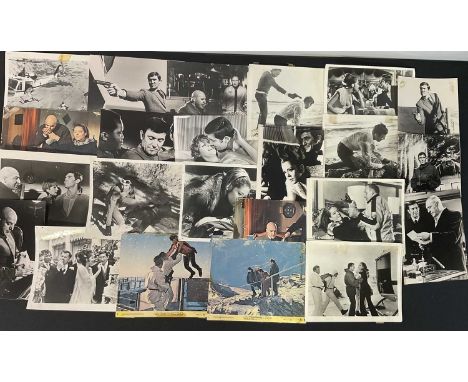 JAMES BOND: ON HER MAJESTY'S SECRET SERVICE (1969) - A group of 40+ black and white publicity stills and front of house still