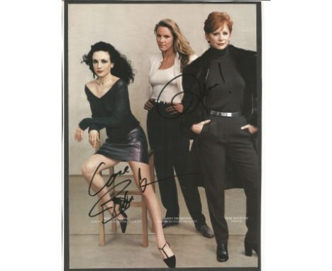 Bebe Neuwirth and Reba McEntire signed 12x8 colour magazine promo photo. Beatrice Neuwirth , born December 31, 1958, is an Am