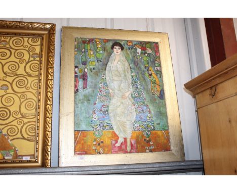 After Gustav Klimt, portrait of Baroness Elizabeth Bachofen-Echt