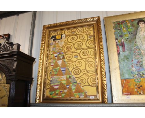 After Gustav Klimt, "Expectation"