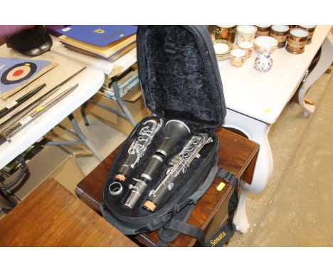 A Sonata clarinet in fitted carry case