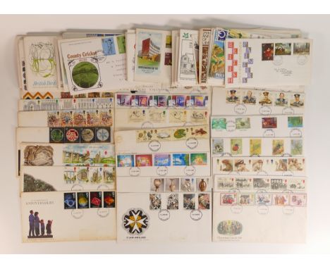 A collection of first day cover Royal Mail stamps from the 1970s/80s, approx 70. 