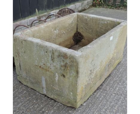 A sandstone trough, 76cm 