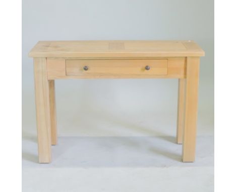 A light oak sideboard, with a single drawer, 110cm 