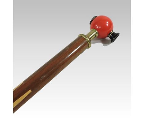 A novelty snooker cue walking stick