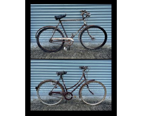 Two vintage bicycles - The Trent Tourist and a Raleigh, for display purposes only (2).