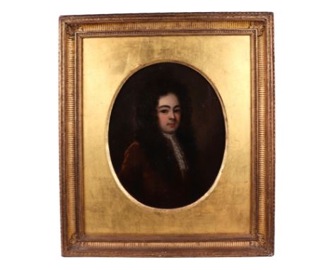 A late 17th / early 18th century portrait of a young gentleman, framed, 25 by 32cms.Condition ReportThe picture has been reli