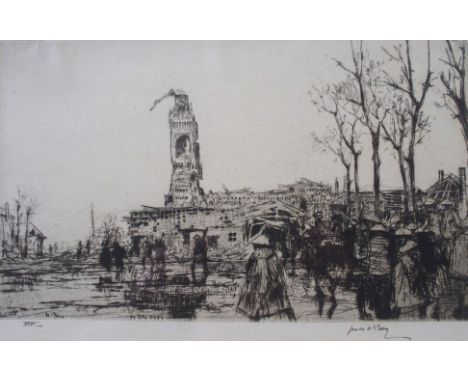 •JAMES McBEY LLD, (Scottish 1883 - 1959) ALBERT Etching, signed and numbered XXXI, 15.5 x 25.5cm (6 x 10") George Davidson Li