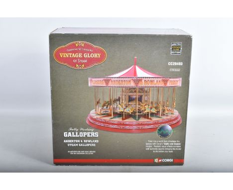 A BOXED 1:50 SCALE CORGI TOYS VINTAGE GLORY ANDERTON &amp; ROWLAND STEAM GALLOPERS MODEL FAIRGROUND RIDE, numbered CC20403, a
