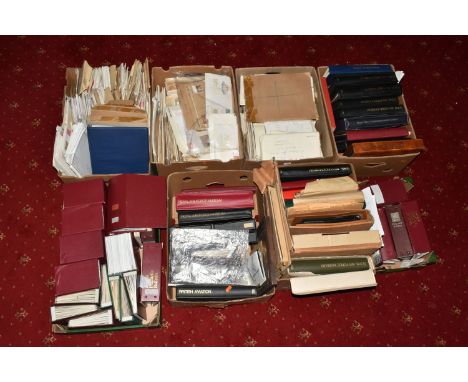 VERY LARGE COLLECTION OF GB, IOM AND CI STAMPS IN A FEW ALBUMS AND MNAY NEW ISSUES ENVELOPES, ranging from late 1960s to earl