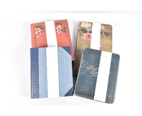 A SELECTION OF VINTAGE POSTCARD ALBUMS, four in total all 20th Century relating to Birthday Wishes, all presented nicely and 