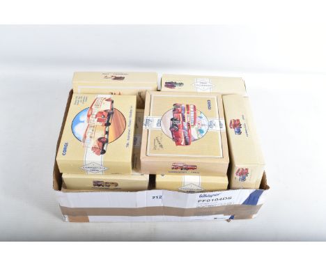 ELEVEN BOXED CORGI CLASSIC DIE CAST MODEL COMMERCIAL TWO BUS SETS,  with Limited Edition Certificates, to include  a  Bedford