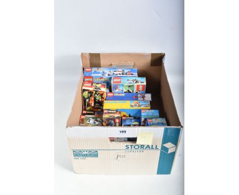 TWENTY  BOXED LEGO SYSTEM SETS, includes set numbers 6513, 6814, 6508, 6813, 6835, 6537, 6534, 6538, 6592, 1731, 6580, 1475, 