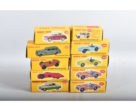 A QUANTITY OF BOXED ATLAS EDITION REPRODUCTION DINKY TOYS CAR MODELS, Mercedes-Benz Racing Car, No.23C, Auto-Union Racing Car