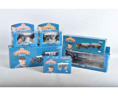 A QUANTITY OF BOXED CORGI DIBNAHS CHOICE DIECAST MODEL VEHICLES, to include a Fowller B6 Crane Engine and Log Trailer numbere