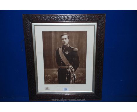 A print of King Alfred of Belgium.