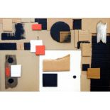 Robert Somerton (British 1972)
Mixed media 
"Prisoner of Conscience" "95, labelled verso, 64cm x