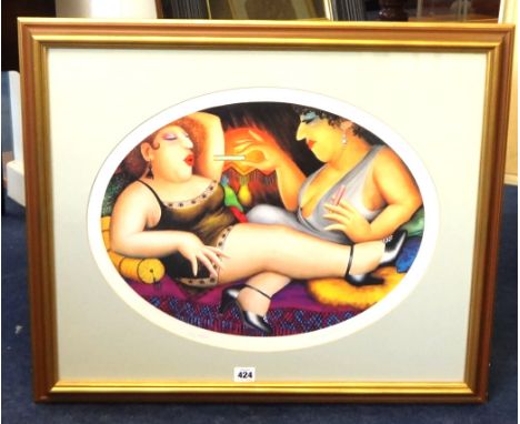 BERYL COOK (1926-2008) a signed lithograph 'Sultry Afternoon', No 250/300.