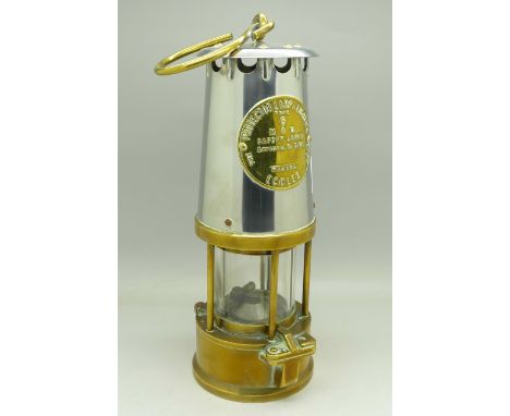 A miner's safety lamp, type 6 Protector Lamp &amp; Lighting Co. Ltd.