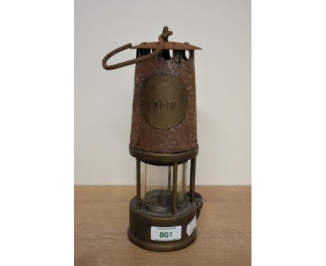 A vintage miners Protector Lamp &amp; Lighting Co. Ltd No.113
