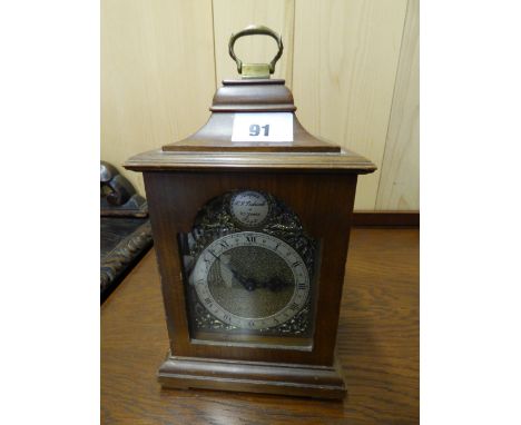 ROTHERAMS PRESENTATION GEORGIAN STYLE MANTEL CLOCK 