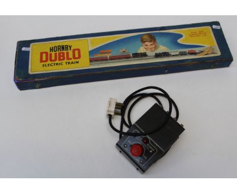 Hornby Dublo 0-6-2 passenger train set including black BR tank engine, also triang transformer