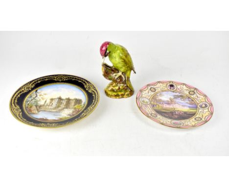 A Royal Doulton boxed limited edition figure from the Animals Bird Collection 'Woodpecker', no.0317/1500, height 18cm, a Roya