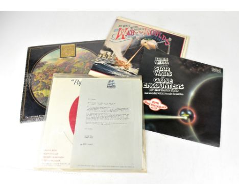 Assorted records to include 'Lord of the Rings', picture disc 1978, US Pressing sealed, Jeff Waynes 'War of the Worlds' speci