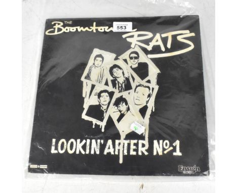 THE BOOMTOWN RATS; 'Lookin' After No.1', bearing band members' signatures to the reverse.We have not authenticated these sign