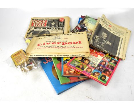 A quantity of ephemera relating to various subjects to include Liverpool, 'Merseyside: A Scientific Survey' by The British As