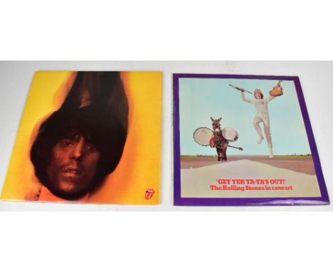 ROLLING STONES; two LPs, 'Goat's Head Soup' and 'Get Yer Ya-Ya's Out!' (2). CONDITION REPORT: Goats Head Soup - with two inse