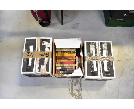 Three boxes of vintage books to include 'The Cardinal' By Henry Morton Robinson, 'Helena' by Evelyn Vaughn, mostly with illus