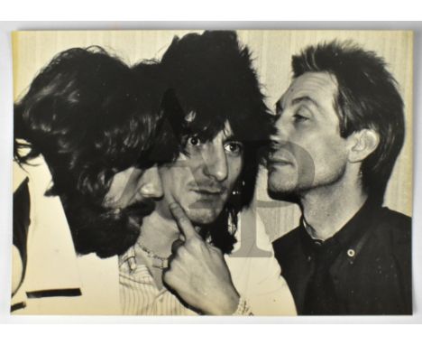ROLLING STONES; ten original previously unseen photographs of various members of the Rolling Stones, an English artist who no