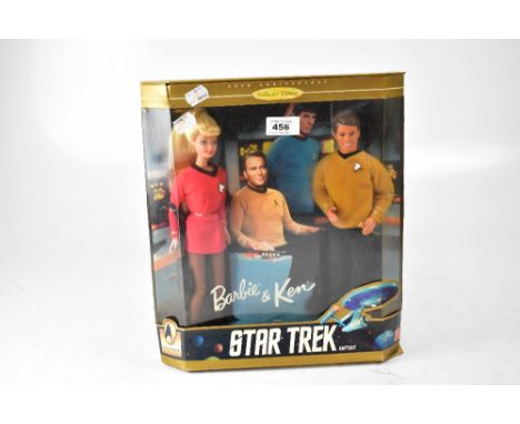 STAR TREK; a Mattel 30th Anniversary Collectors Edition Barbie &amp; Ken Star Trek Gift Set.