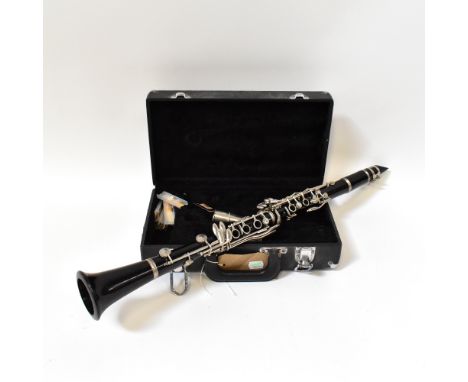 BOOSEY &amp; HAWKES; a cased clarinet.