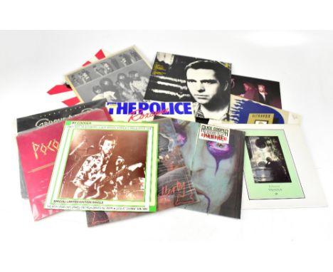 A mixed lot of Rock, Pop and New Wave records to include Stevie Nicks, 'The Wild Heart' Germany 1983 with insert and inner sl