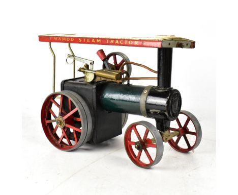 MAMOD; a vintage traction engine, height 18cm, length 25cm